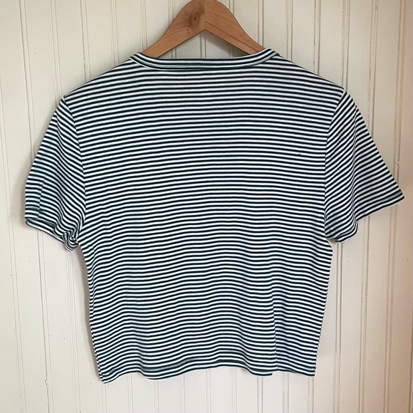 Lot of Two American Eagle Cropped Striped T-Shirts, XL - Picture 5 of 8